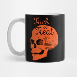 Halloween Skull Trick or Treat (Orange) [HT] Mug